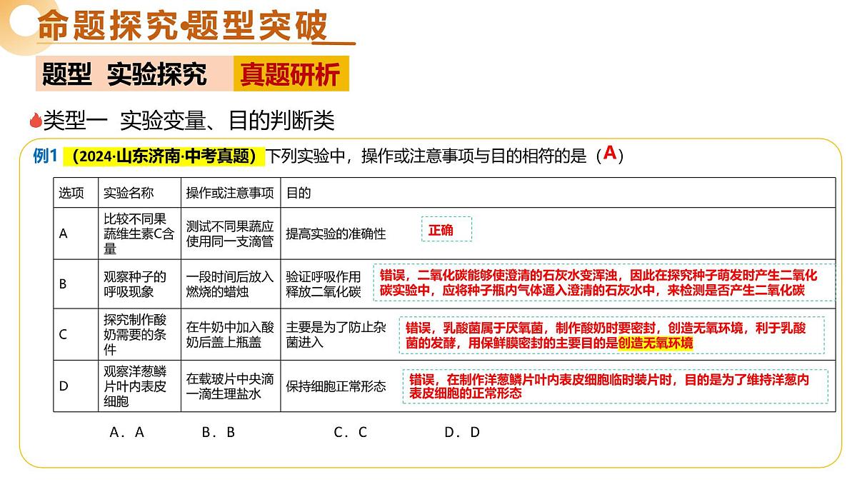 题型03+实验探究（精讲课件）2025年中考生物二轮复习讲练测（全国通用）第8页