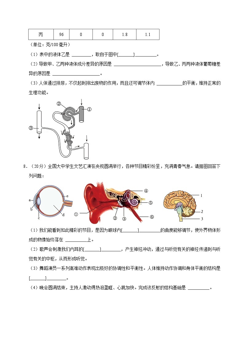 广东省茂名市信宜市2023-2024学年八年级下学期3月份月考生物试卷+第3页