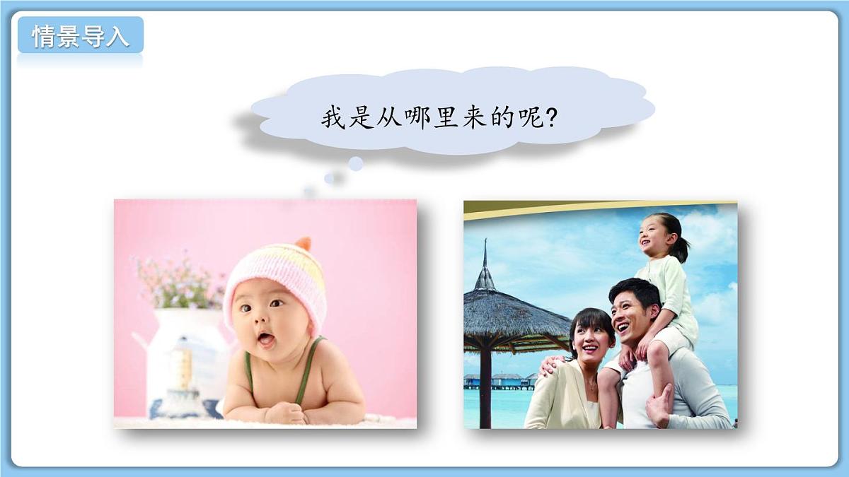 2024-2025学年济南版生物七年级下册 4.2.1  婴儿从受精卵发育而来  课件 (3)第3页