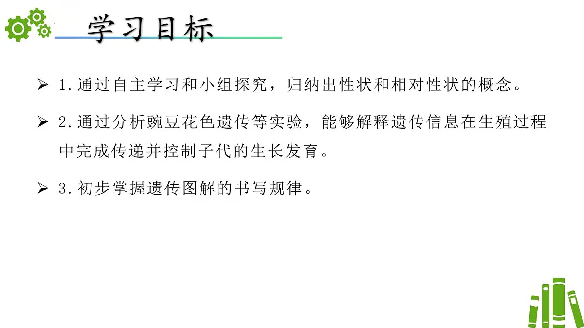 2024-2025学年济南版生物七年级下册 4.3.2生物的性状主要由基因决定（课件）第3页