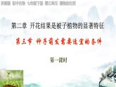 初中生物濟(jì)南版（2024）七年級下冊3.2.3  種子萌發(fā)需要適宜的條件第一課時 課件