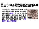 初中生物濟南版（2024）七年級下冊3.2.3  種子萌發(fā)需要適宜的條件 課件