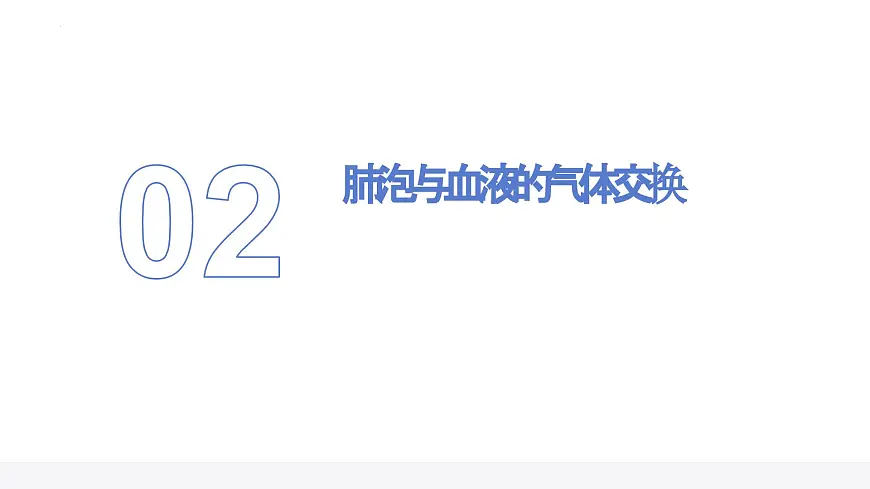 人教版生物七年级下册4.3.2《发生在肺内的气体交换（第二课时）课件第6页
