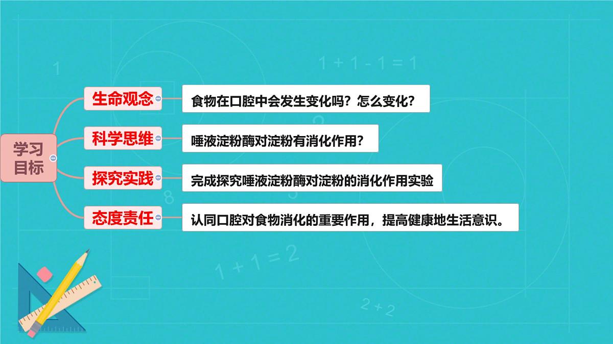 初中生物冀少版（2024）七年级下册3.1.3 食物的消化和营养物质的吸收 课件第2页