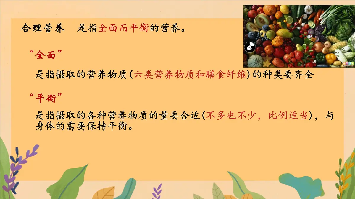 初中生物人教版（2024）七年级下册4.2.3 合理营养与食品安全 课件第4页