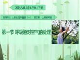 初中生物人教版（2024）七年級(jí)下冊(cè)4.3.1 呼吸道對(duì)空氣的處理 課件