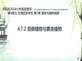 初中生物蘇科版（2024）七年級下冊4.7.2 苔蘚植物與蕨類植物 課件