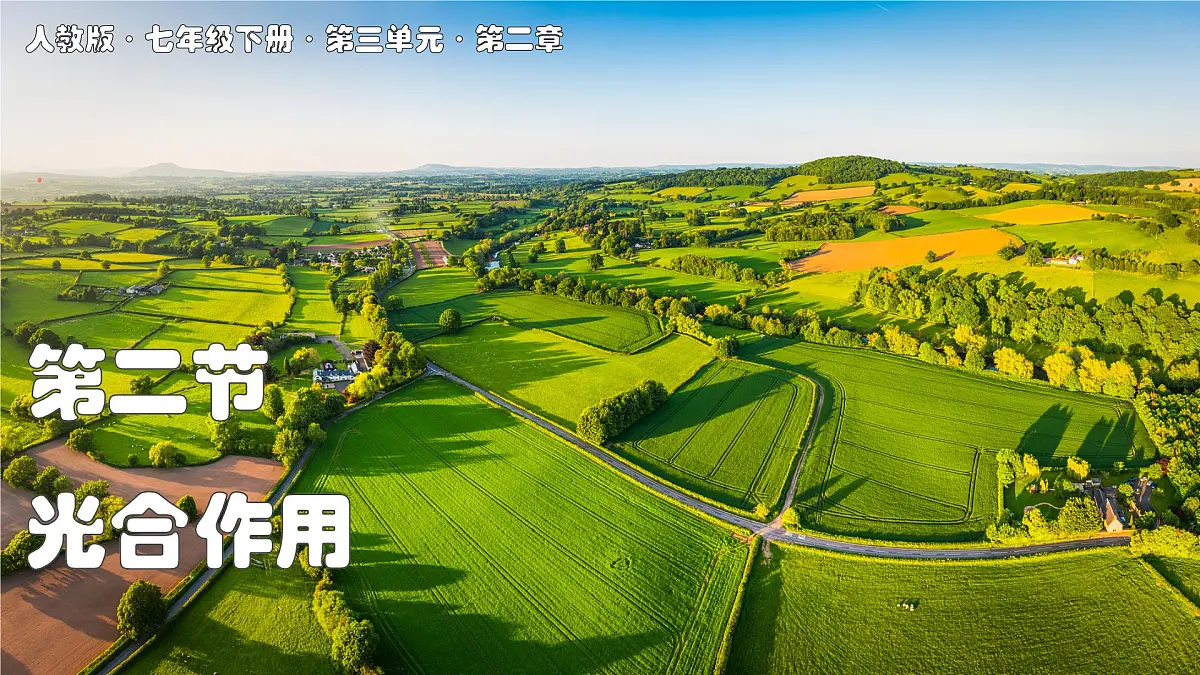 2024-2025学年人教版生物七年级下册 3.2.2 光合作用 课件第1页