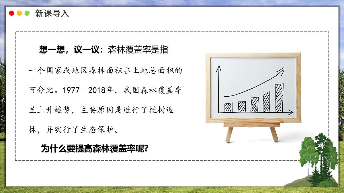 2024-2025学年人教版生物七年级下册 3.2.4  植物在自然界中的作用 课件第3页