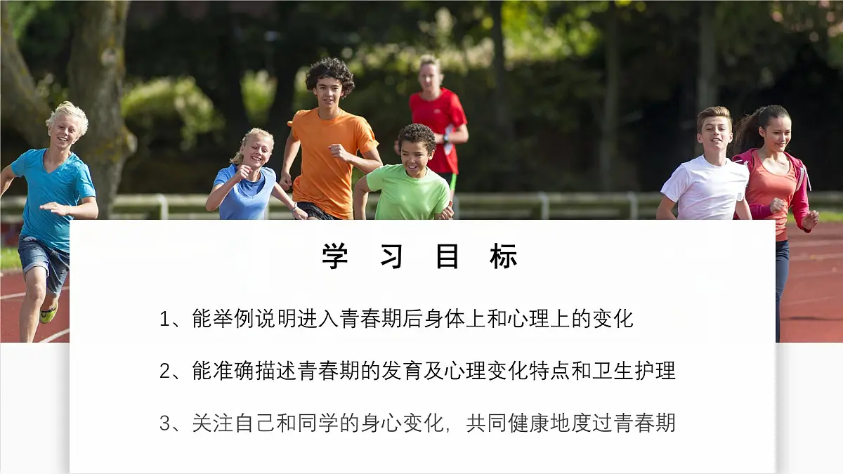 2024-2025学年人教版生物七年级下册 4.1.2 青春期 课件第2页