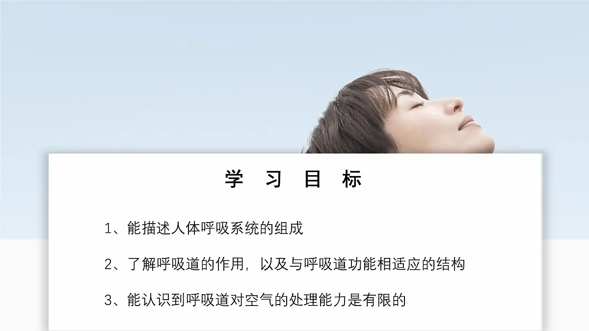 2024-2025学年人教版生物七年级下册 4.3.1 呼吸道对空气的处理 课件第2页