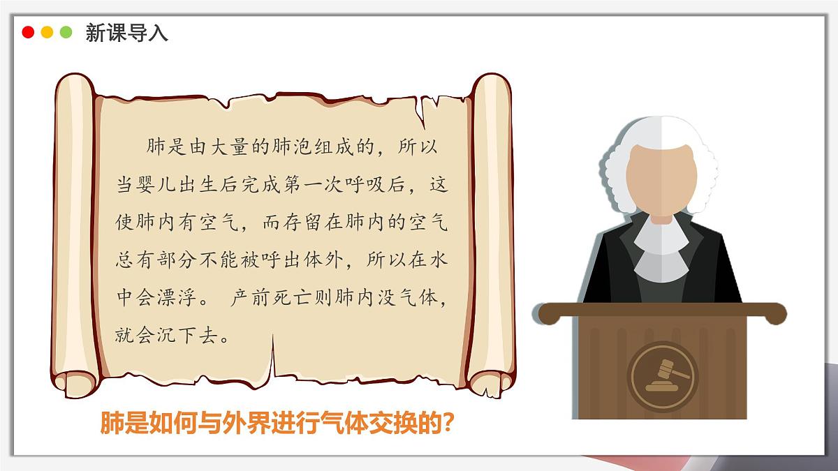 2024-2025学年人教版生物七年级下册 4.3.2发生在肺内的气体交换 课件 课件第4页