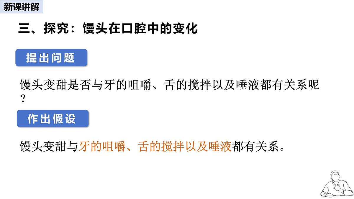 2024-2025学年人教版生物七年级下册 4.2.2  消化和吸收 课件第7页
