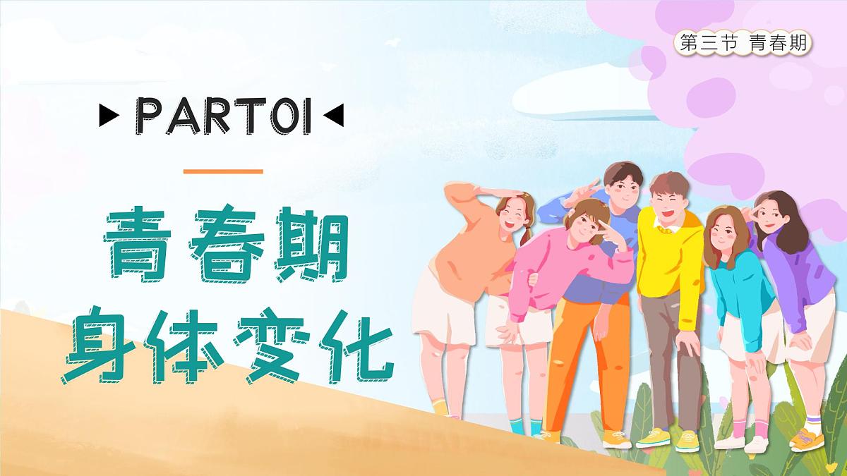 人教版2024七年级下册生物4.1.3青春期 课件第4页