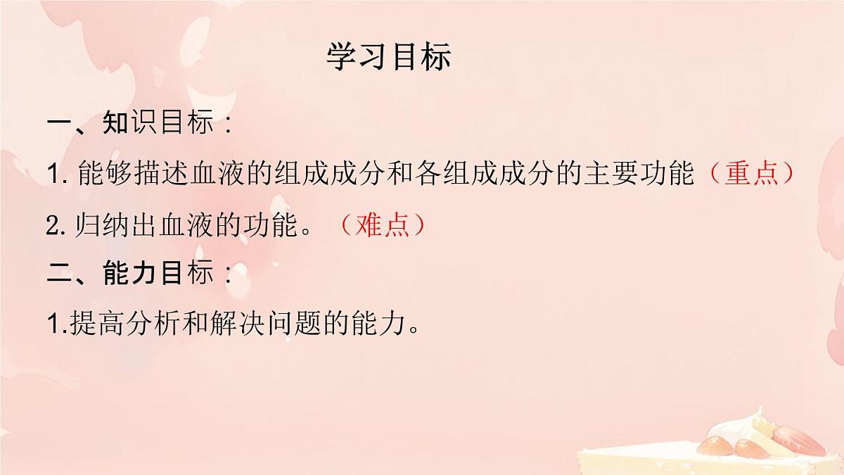 初中生物冀少版（2024）七年级下册3.2.1 血液循环系统的组成 课件第2页