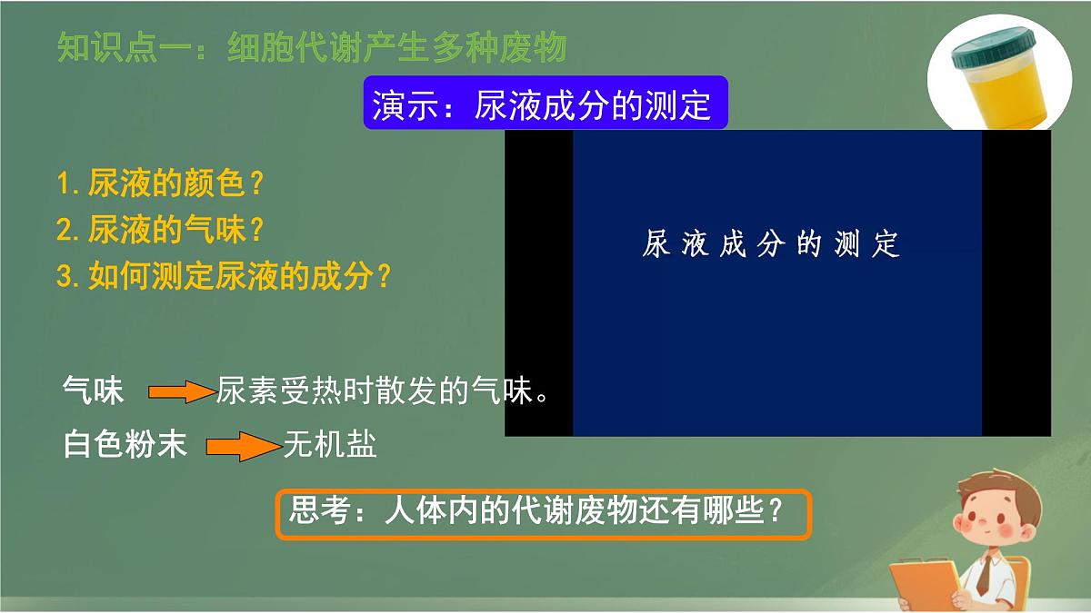 初中 生物 北师大版（2024）七年级下册4.9.1 人体产生的代谢废物 课件第5页