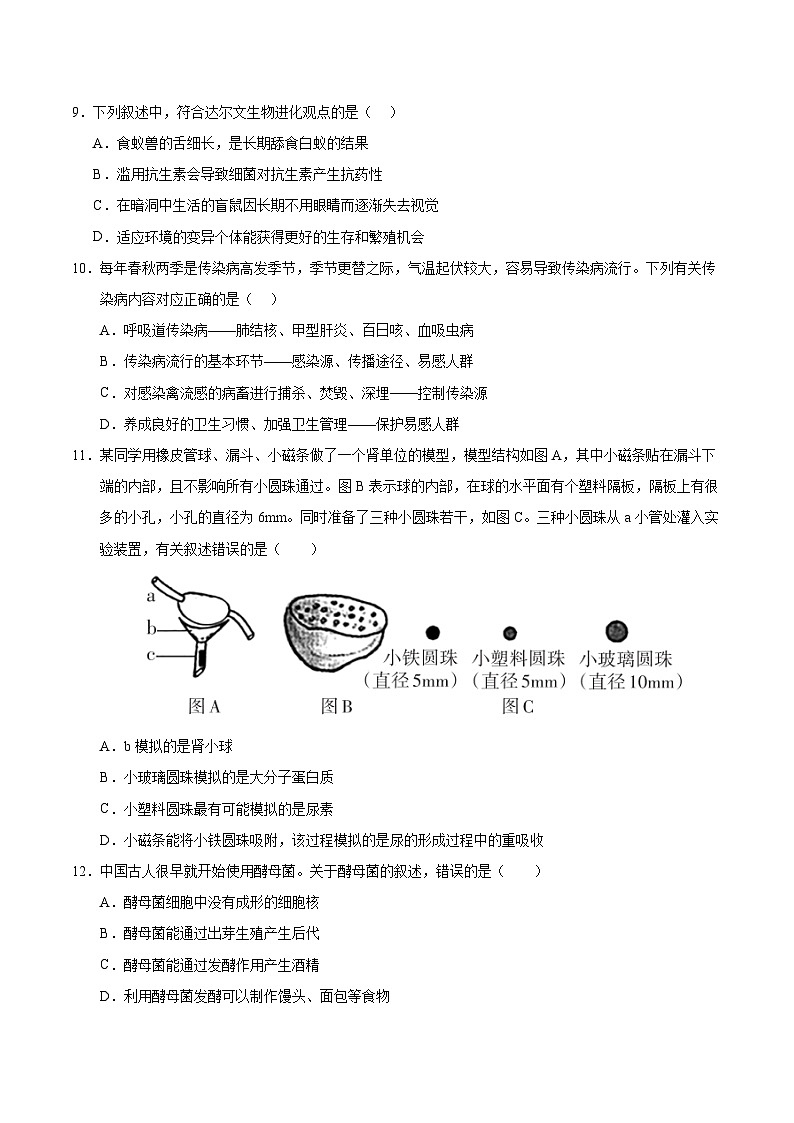2025年中考临考押题卷（连云港卷）（原卷版）第3页