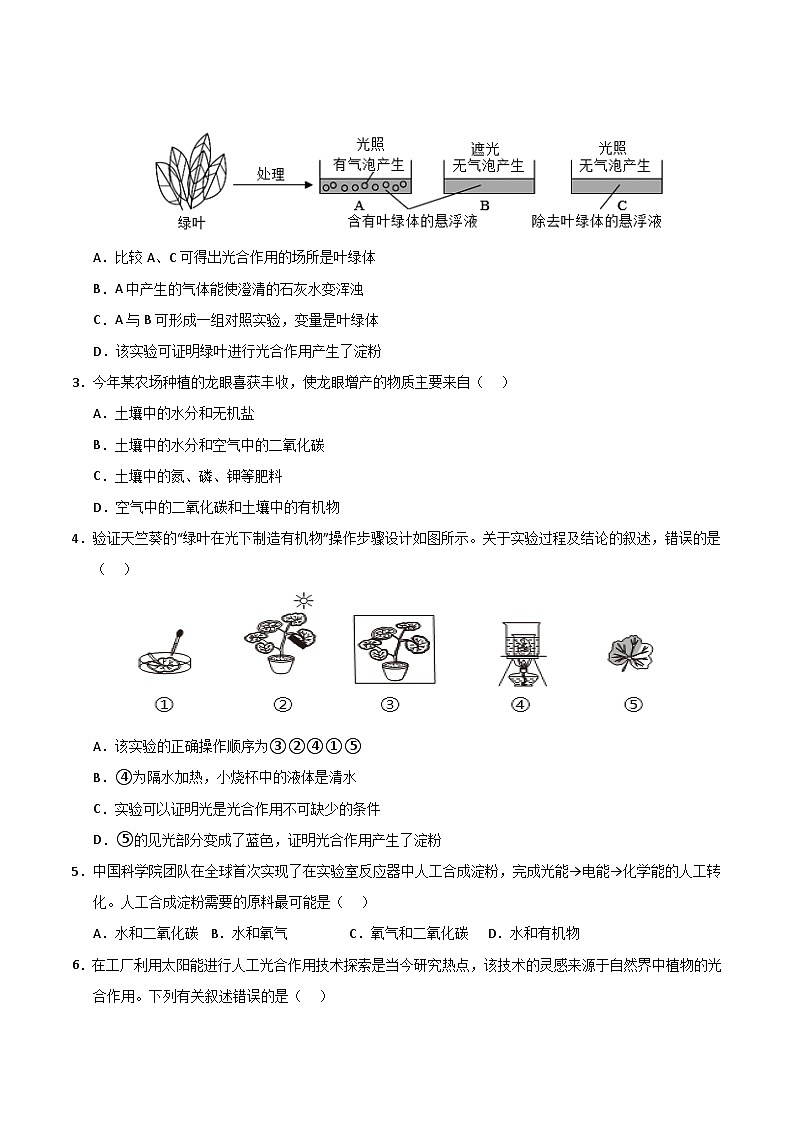 猜押03 植物的生理过程（原卷版）第2页
