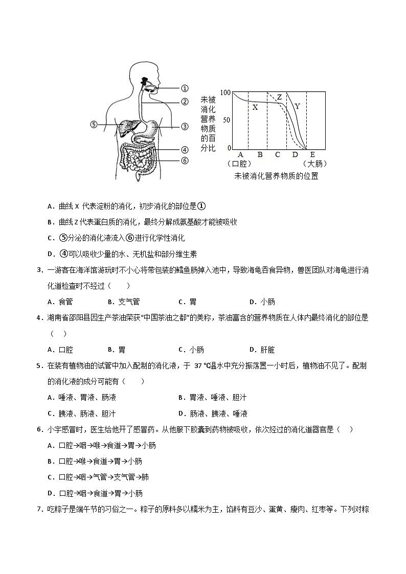 猜押04 人体的系统与功能（原卷版）第2页