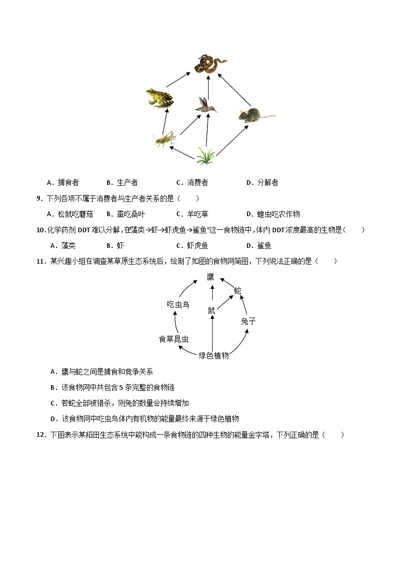 猜押07 生物与环境（原卷版）第3页