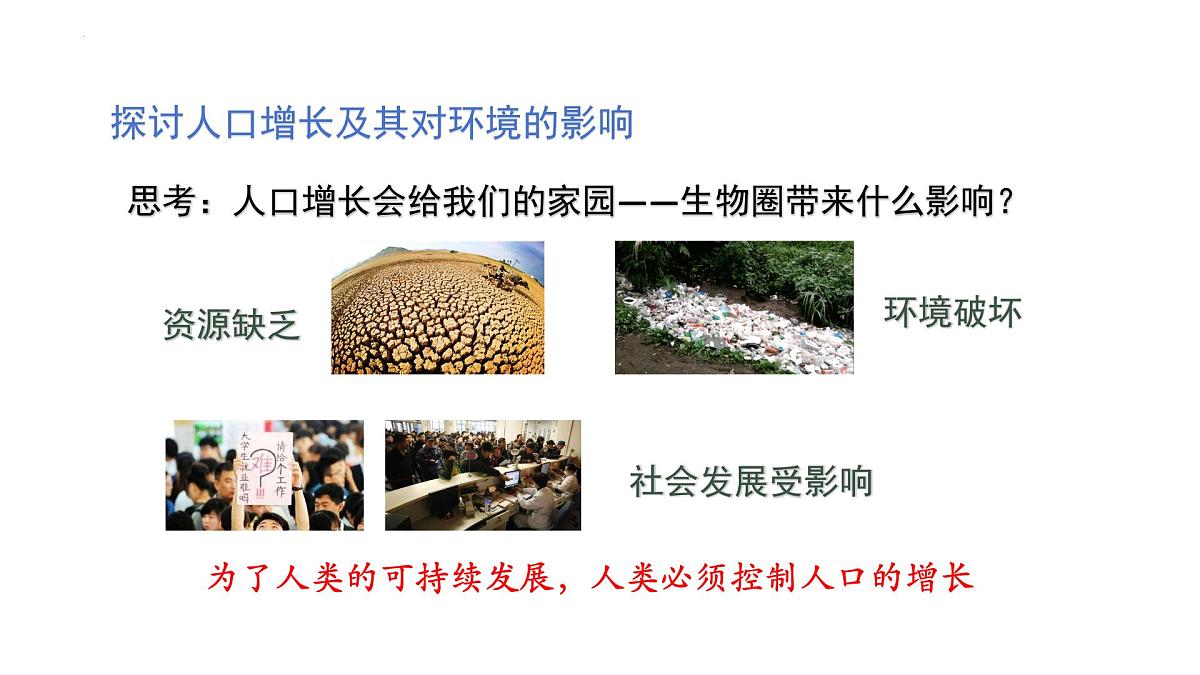 人类活动对生物圈的影响 2025学年七年级生物下学期期末考点大串讲（鲁科版五四学制）课件第8页