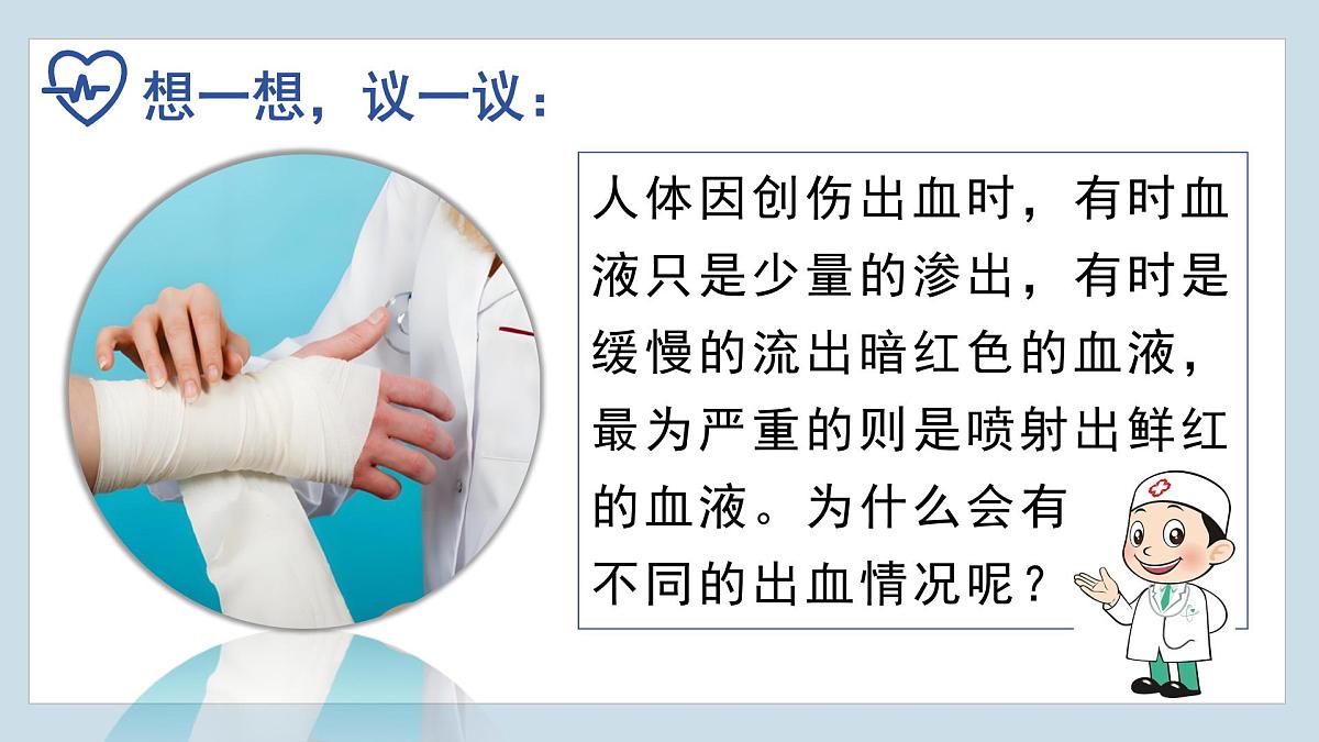4.4.2+血流的管道——血管  2025学年七年级生物下册人教版 课件第4页