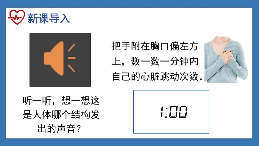 4.4.3+输送血液的泵——心脏（课时1） 2025学年七年级生物下册人教版课件第3页