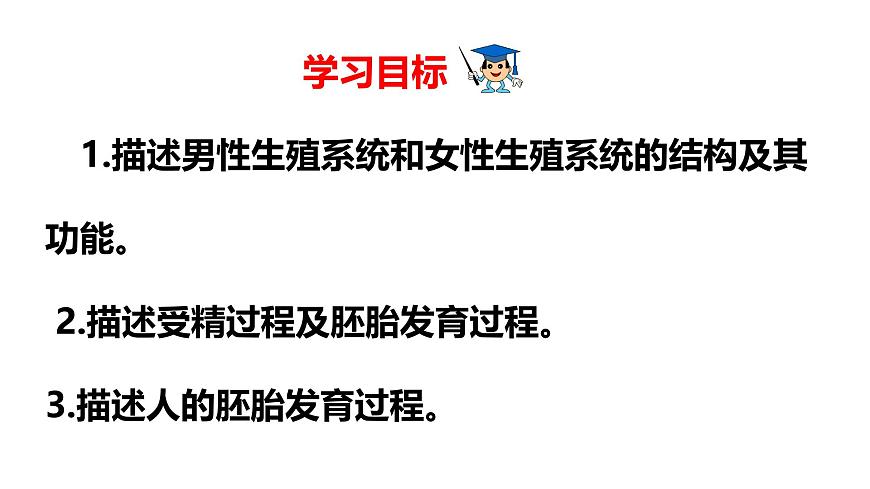 2025年春冀少版生物八年级下册上课课件 6.1.3 人的生殖和胚胎发育第3页