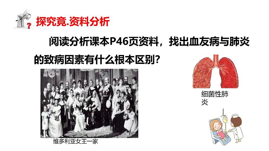 2025年春冀少版生物八年级下册上课课件 6.2.3 遗传病与优生第4页