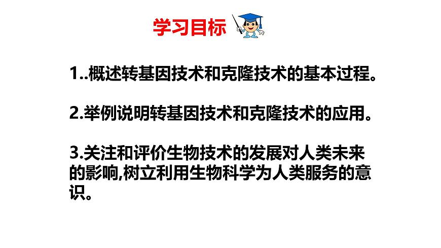2025年春冀少版生物八年级下册上课课件 6.4 现代生物技术第3页