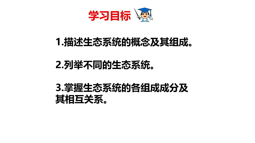 2025年春冀少版生物八年级下册上课课件 7.2.1 生态系统的组成和类型第3页