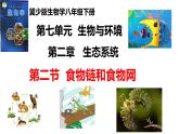 2025年春冀少版生物八年級下冊上課課件 7.2.2 食物鏈和食物網(wǎng)