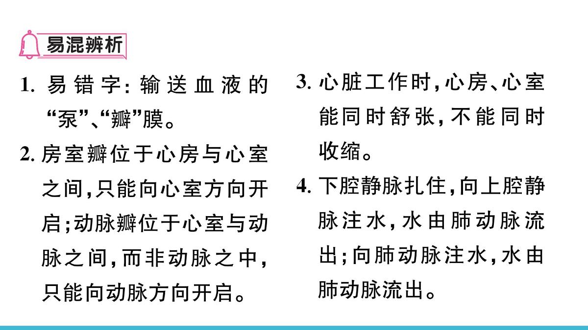 新人教版生物七下 4-4-3《输送血液的泵——心脏（第1课时  心脏的结构和功能）》课件第2页