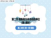 2.2.2細(xì)胞是生命活動的單位-第1課時——初中生物學(xué)北師大版（2024）七年級上冊課件