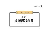 2024-2025學(xué)年蘇教版初中生物七年級下冊3.7.2 食物鏈和食物網(wǎng) 課件