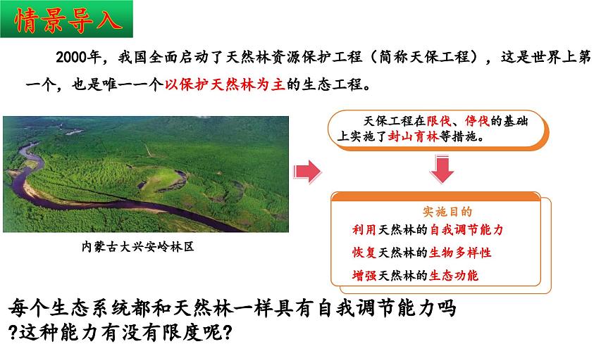 2024-2025学年苏教版初中生物七年级下册3.8.1  生态系统的自我调节 课件第3页