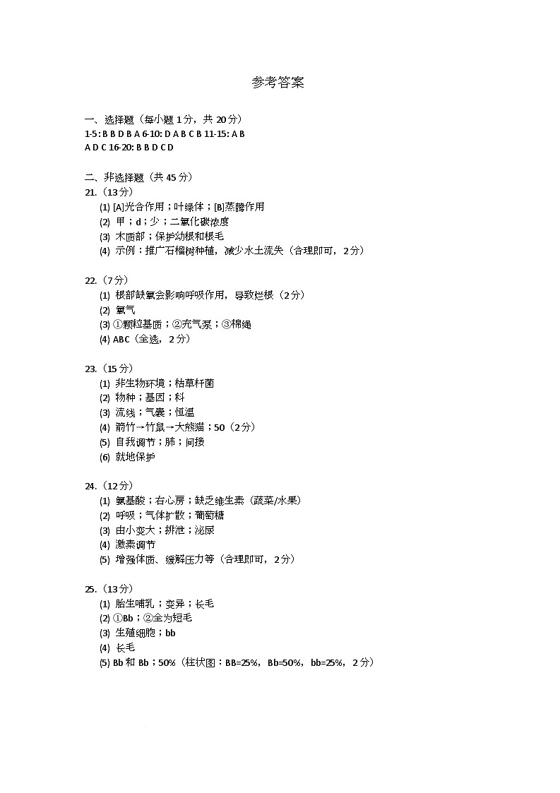 参考答案第1页