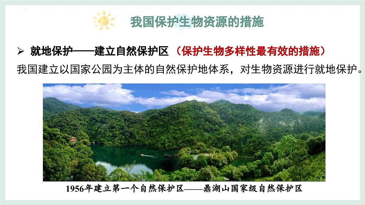 2.4.2生物资源的保护课件-2024--2025学年冀少版生物七年级上册第7页