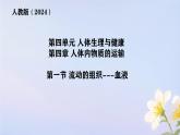 初中 生物人教版（2024）七年級下冊4.4.1 流動的組織——血液 課件