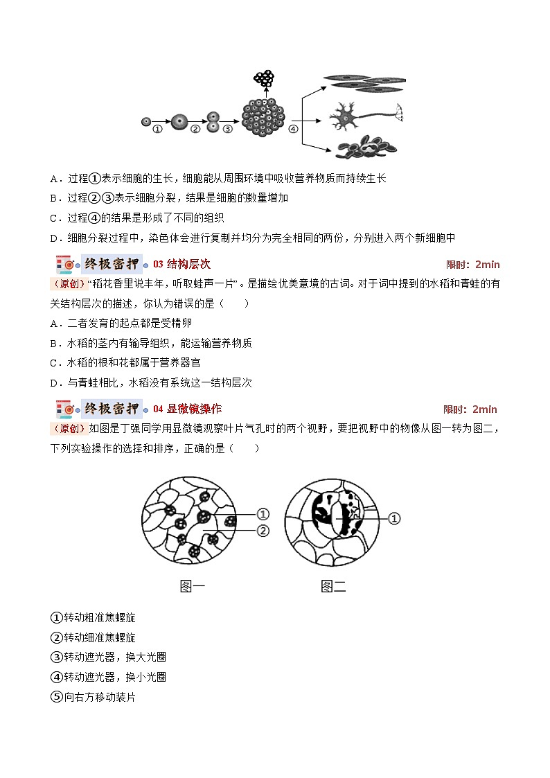 生物-2025年中考终极押题猜想（全国通用） （原卷版）第2页