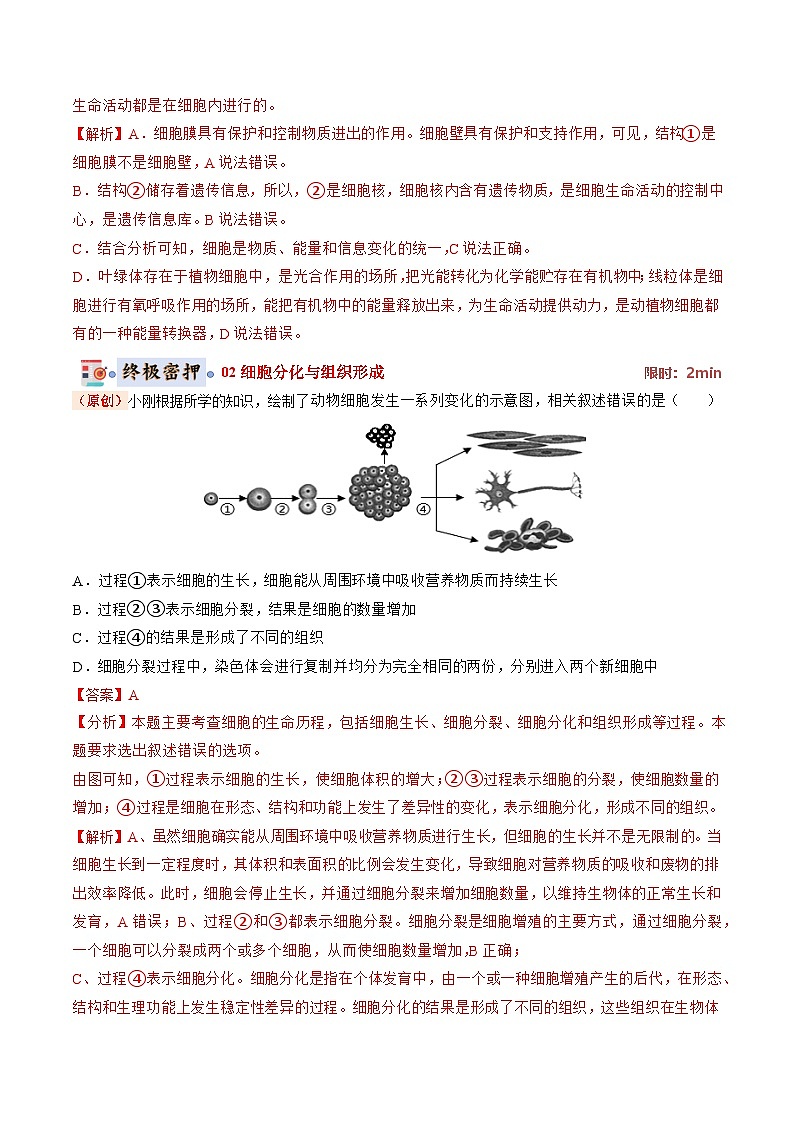 生物-2025年中考终极押题猜想（全国通用） （解析版）第2页