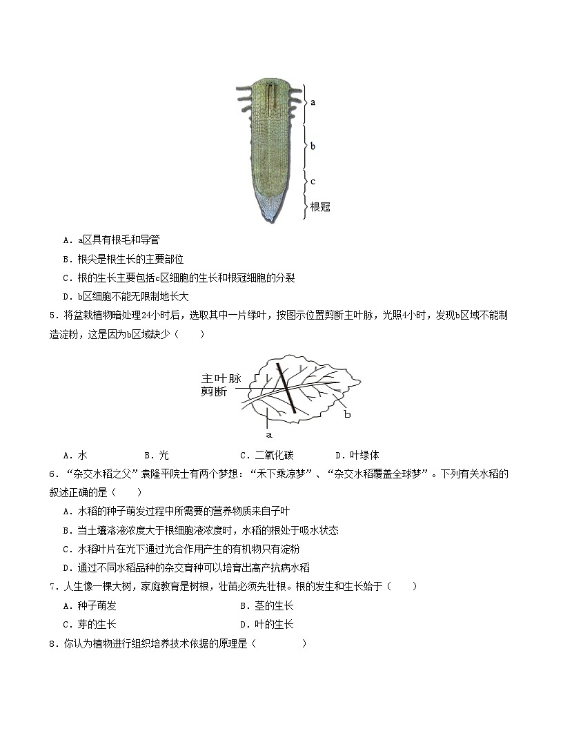 生物（全国卷）（考试版A4）第2页