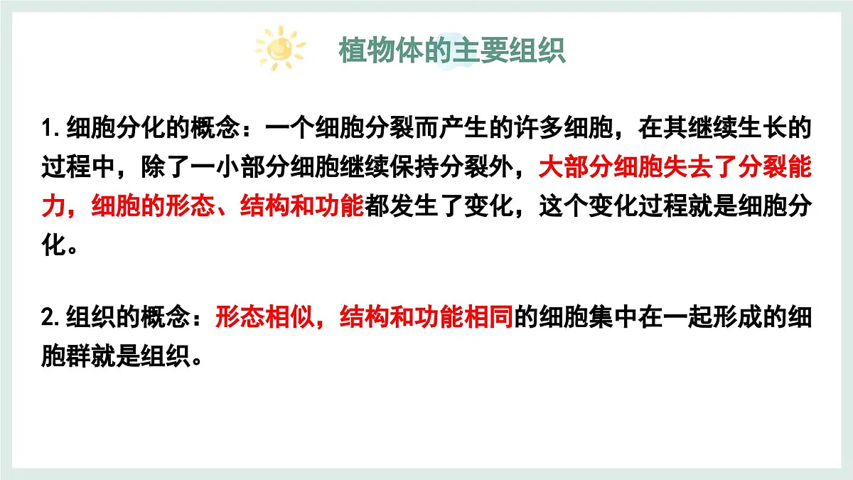 1.2.2组织的形成（教学课件）——初中生物学冀少版（2024）七年级上册第6页
