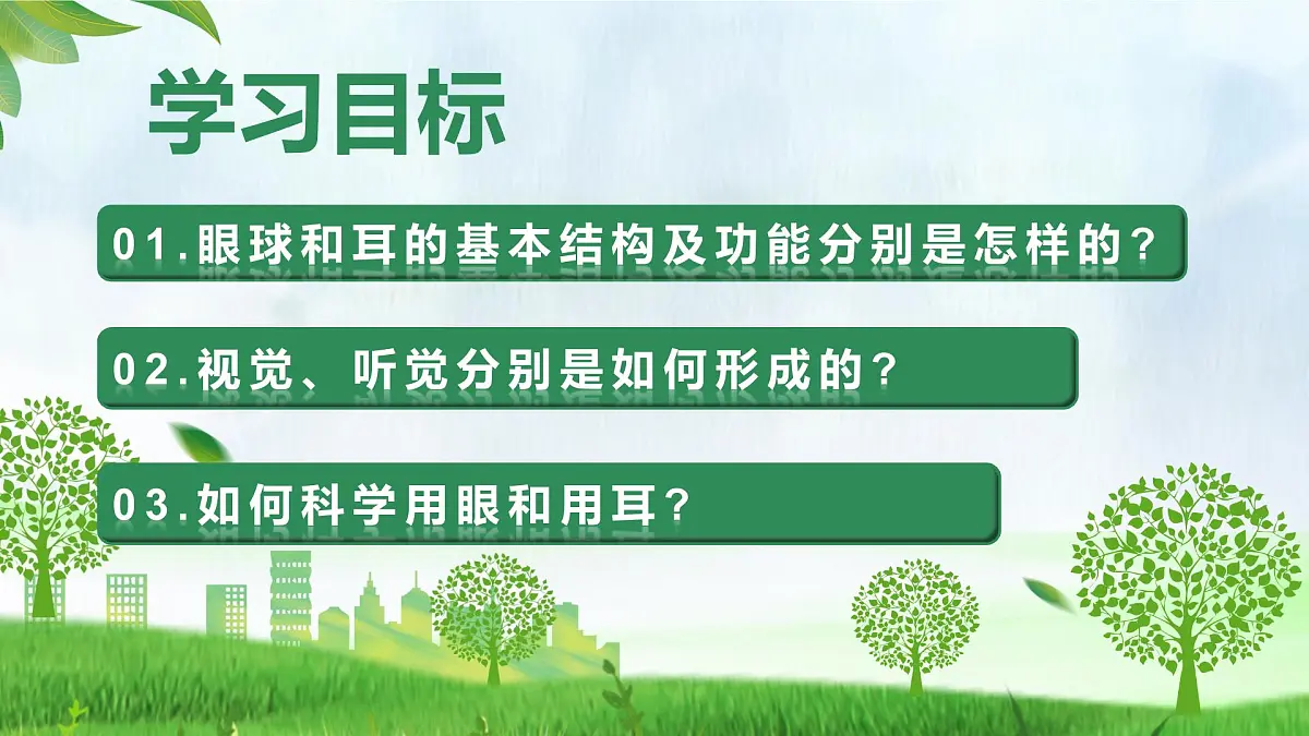 4.6.1 人体对外界环境的感知（教学课件）-2025-2026学年八年级生物上册 （人教版2024）第2页