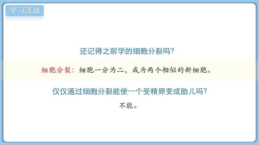 北师大版生物（2024）七年级上册 2.3.2细胞分化形成组织  课件第4页