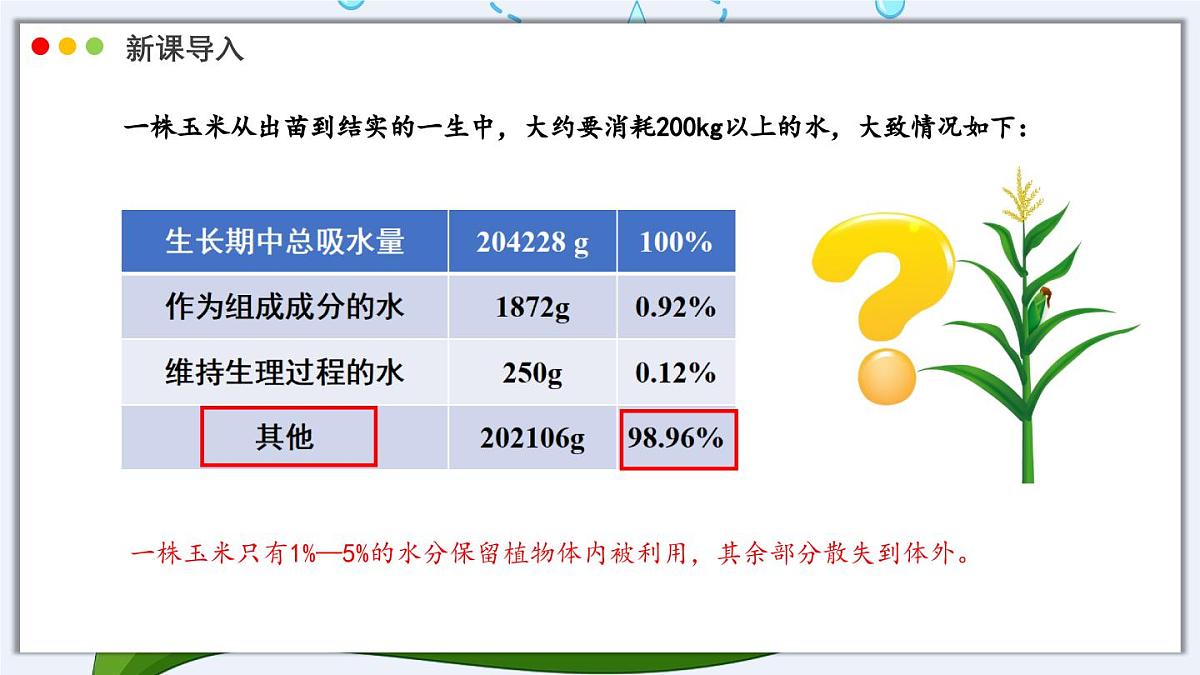 北师大版生物（2024）七年级上册 3.4.5  蒸腾作用 课件第3页