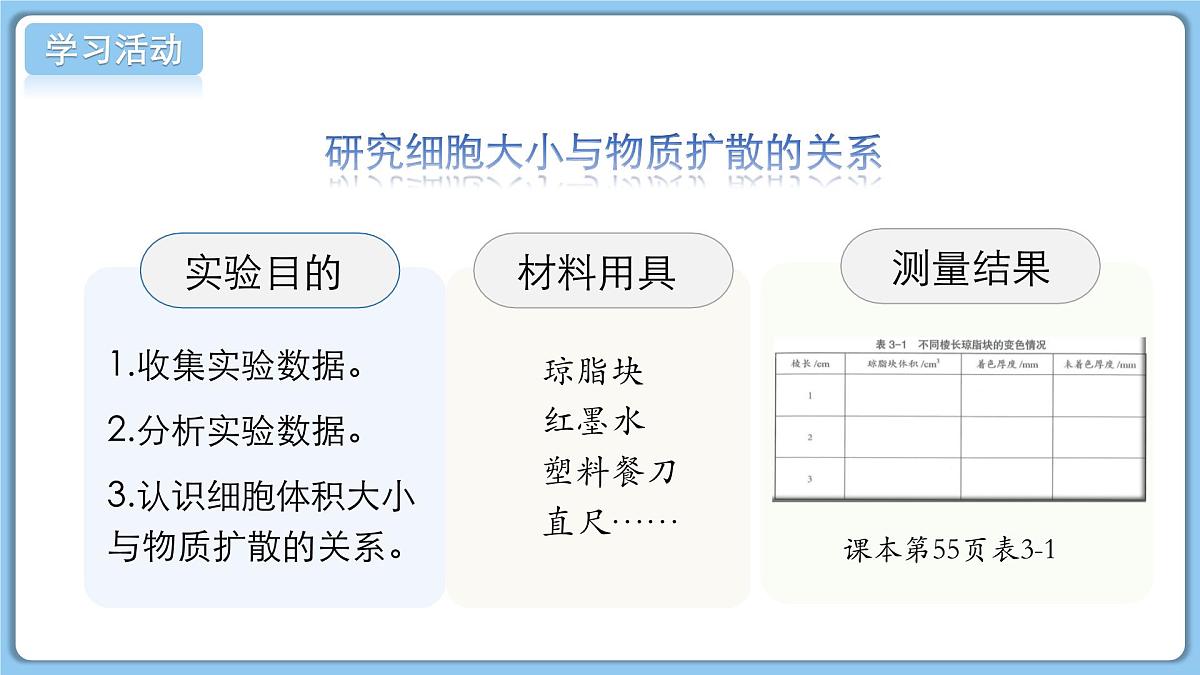 北师大版生物（2024）七年级上册 2.3.1 细胞通过分裂而增殖 课件第5页