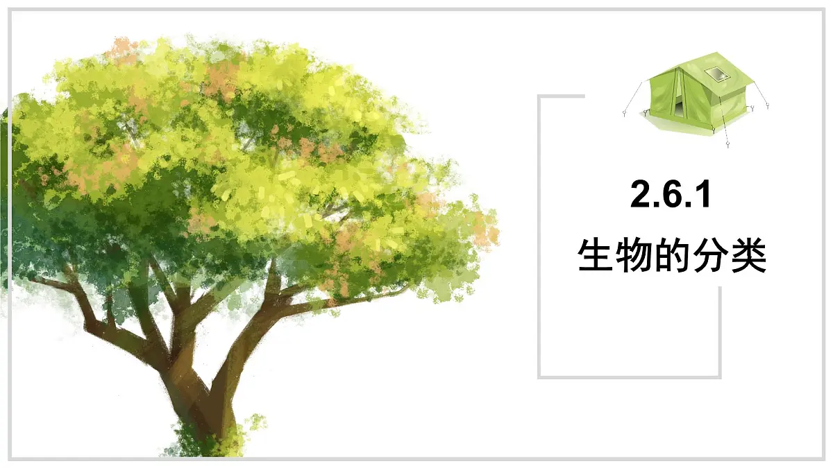 苏教版生物（2024）七年级上册 2.6.1 生物的分类 课件第1页