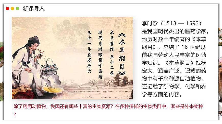 苏教版生物（2024）七年级上册 2.6.2 生物的多样性 课件第3页