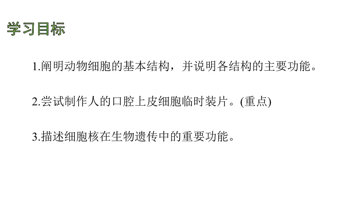苏教版（2024）生物七年级上册 1.1.2 动物细胞的结构与功能 （课件）第4页